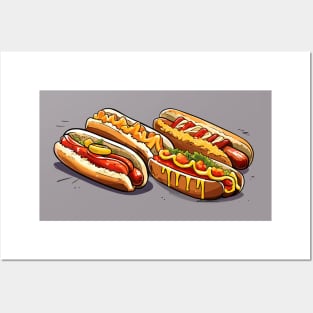 Hot dog Posters and Art